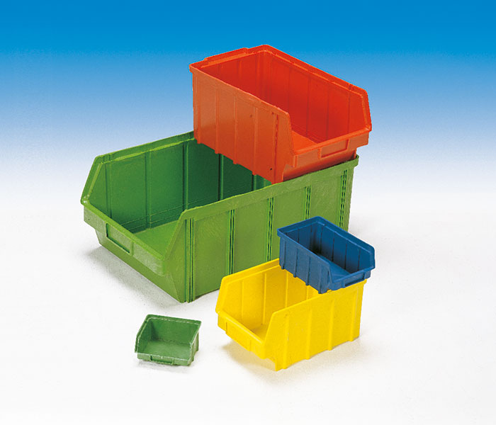 Bergin Werkzeugmärkte GmbH Stapelbox Größe 4 rot, 205x335x149 mm
